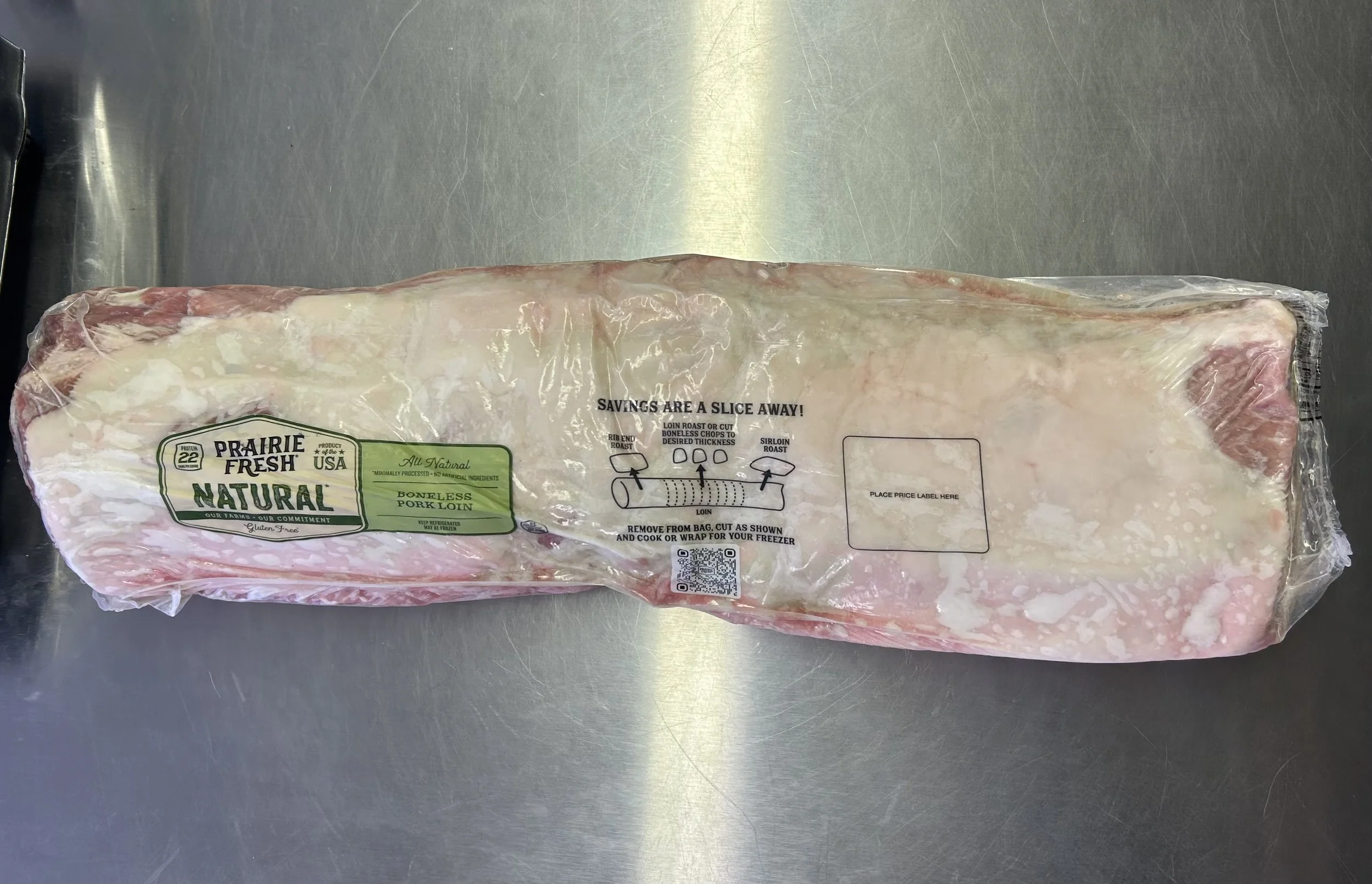 Pork Loin (Full) — Thies Family Locker | Cattle & Hog Butchering